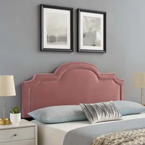 Modway Belinda Performance Velvet King/California King Headboard in Dusty Rose