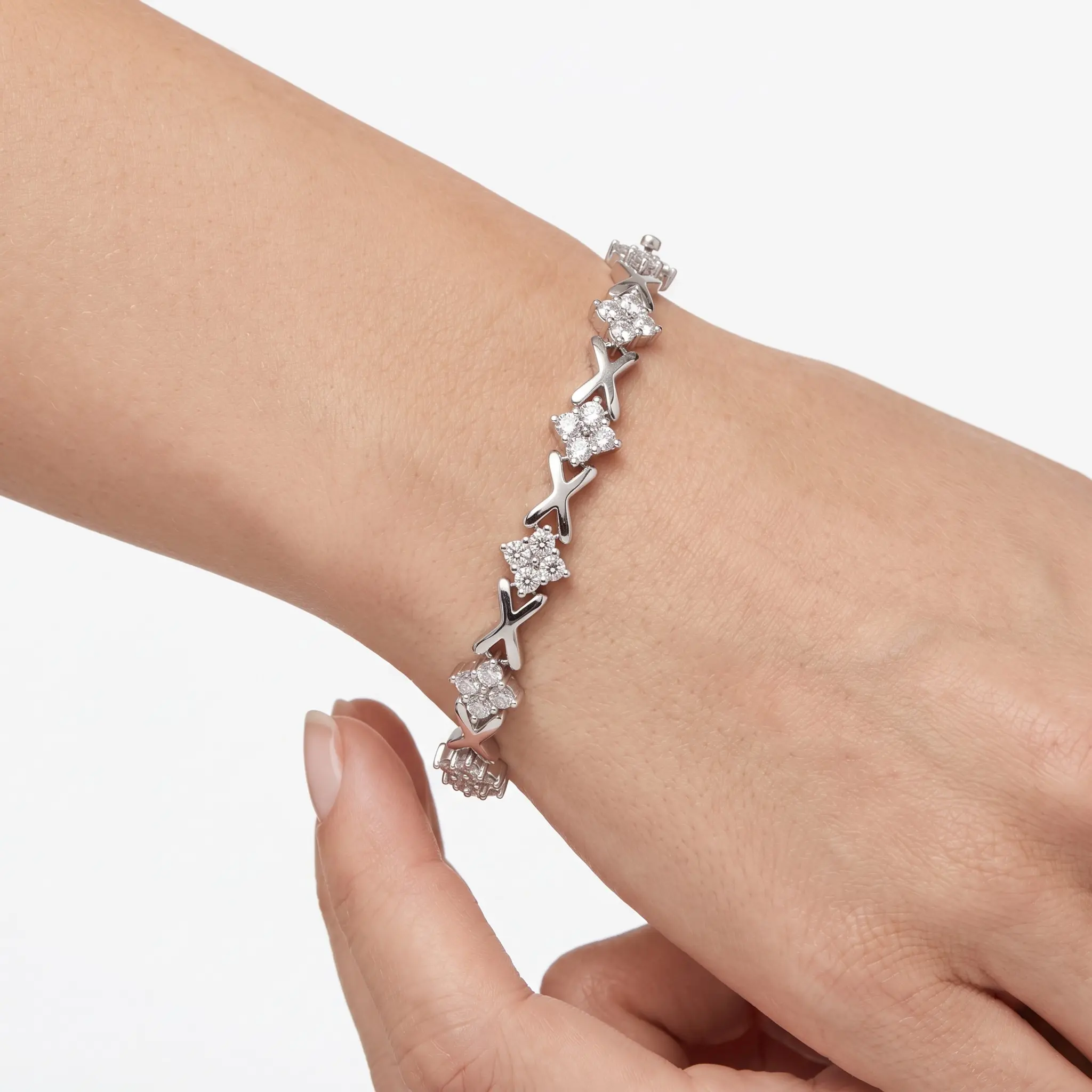 Sparkle Cubic Zirconia Tennis Bracelet