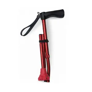 Dynamo GoStick Folding Cane with Cyclone Tip and Wrist Strap