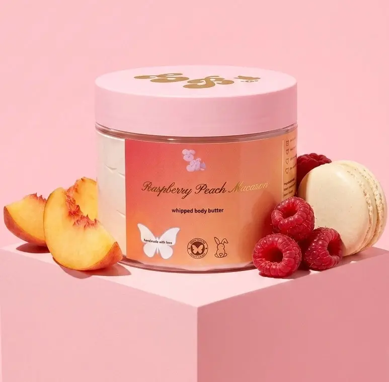 Raspberry Peach Macaron Body Butter
