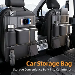 QIANKUNBAG Car Seat Back Storage Bag - 1-Count Multi-functional Organizer for Car Backseats, Stows and Tidies Auto Interior Accessories, Cars
