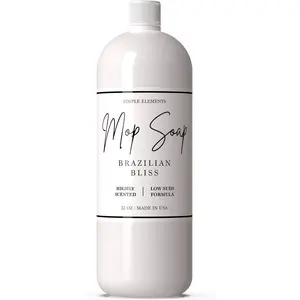 Highly Scented Mop Soap - 32oz Brazilian Bliss Luxury Floor Cleaner, Long-Lasting, Low Suds No Residue Formula, Compatible with All Mop Types, Safe for Hardwood, Tile & Laminate, Made in USA