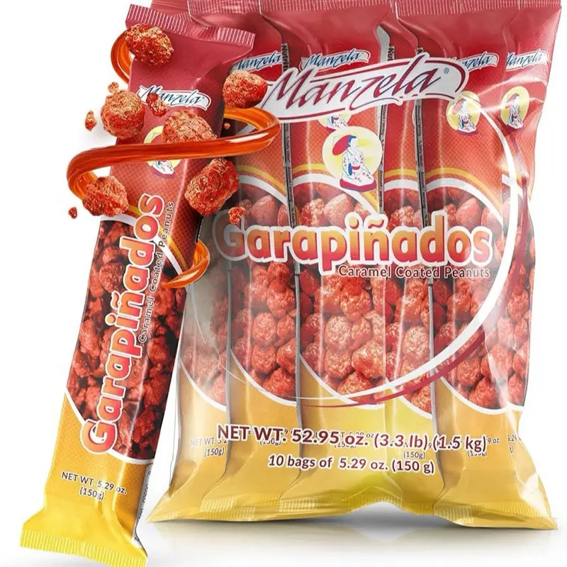 Manzela Garapiñado 1bag x 10 tubos