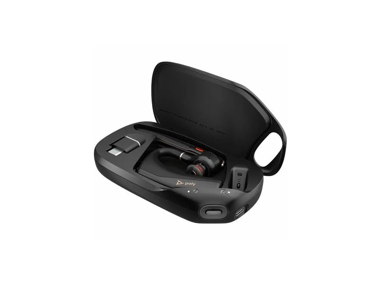 Poly Voyager Legend 50-M Headset UC - Mono - Wireless - Bluetooth - 98.4 ft - 16 Ohm - 100 Hz to 20 kHz - Earbud, Behind-the-ear, Over-the-ear - Monaural - In-ear - Noise Cancelling Microphone  B6NQ9A