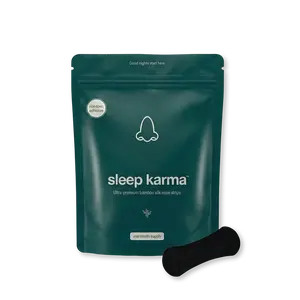 Sleep Karma Premium Bamboo Nasal Strips - Snoring Relief, Nasal Breathing Aid for Better Sleep