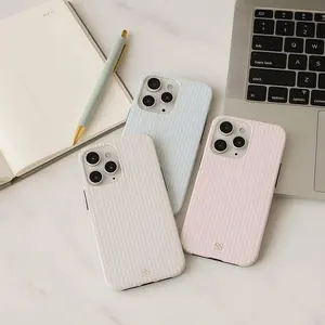 Personalized Stripe Phone Case Gold Custom Initials,  phone 17 Air, 17 Promax 16 15 14 13 12 11 Pro Max Plus Mini, Galaxy S25 S24 S23