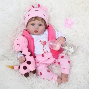 Rebirth Baby 22 Inches 55 Centimeters Rebirth Doll Lifelike Soft Vinyl Silicone Rebirth Baby Doll Looks Like A Real Baby Handmade Rebirth Baby Toy Birthday Gift