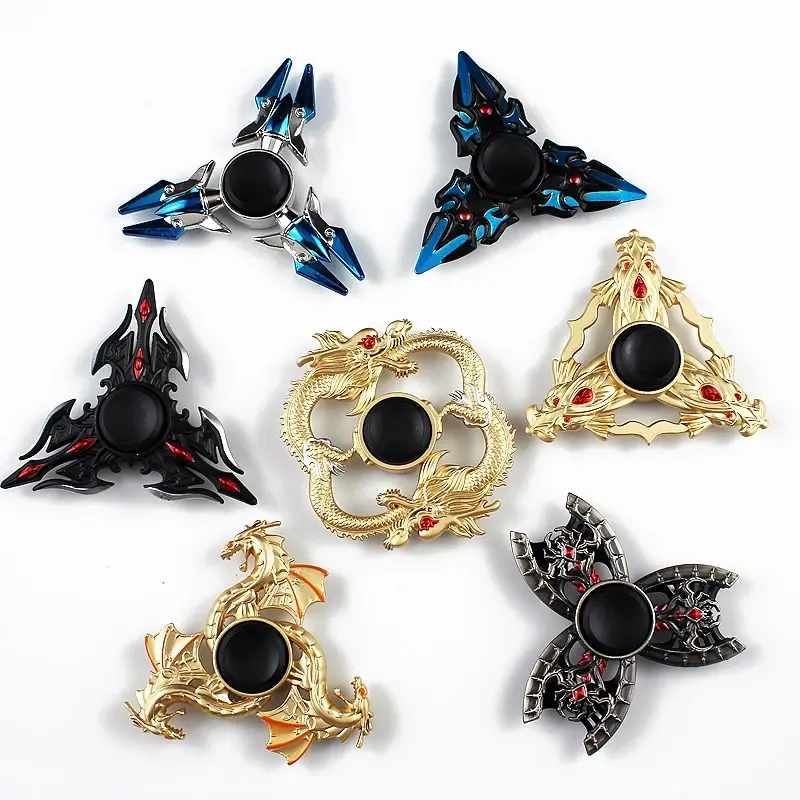 Anime Zhaoyun Zinc Alloy Fidget Spinner - Unisex Metal Fingertip Gyro Toy for 12+ Years Old & Office Adults, Zinc Anime Product, Fingertip Gyro Christmas Gift
