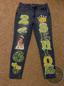 Custom Senior Graduation Jeans (Any Theme)