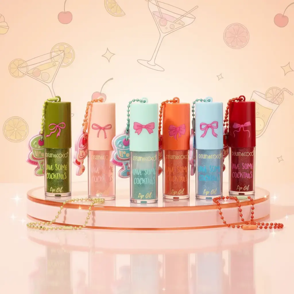Queen gringa presents The Kevin & Coco “Have Some Cocktails” Lip Oils