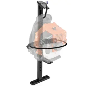 Heavy-Duty Backpack Leaf Blower Rack for Trailers, Leaf Blower Rack Holder Compatible with Stihl, Adjustable Leaf Blower Backpack Storage Holder for 22''-26'' Blowers, Enclosed Trailer Accessories