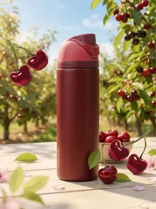 Owala Cherry FreeSip Insulated Stainless Steel Water Bottle with Straw, BPA-Free Sports Water Bottle 32Oz