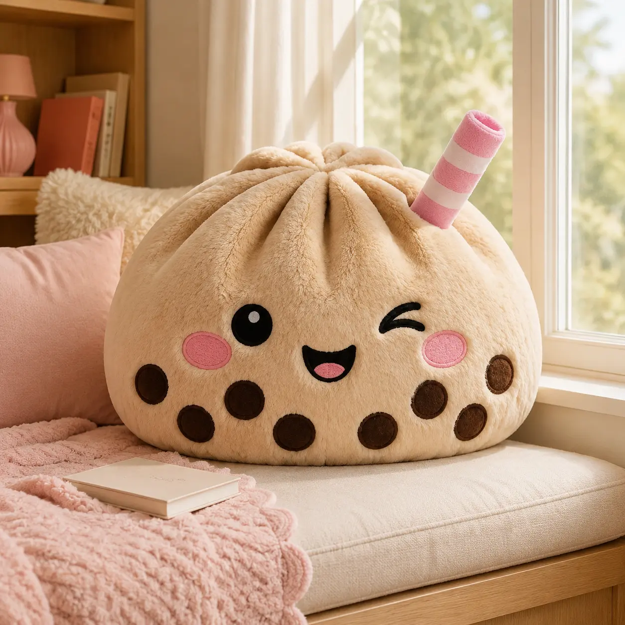 Boba- Oversized Dumpling Pillow