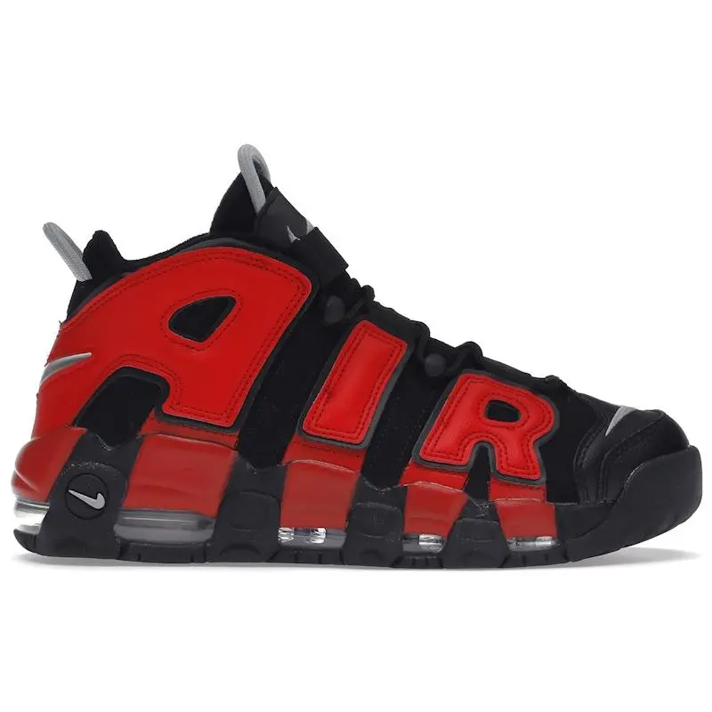 Nike Men's Air More Uptempo 96 Alternates Split Black Varsity Red Basketball Shoes, from StockX