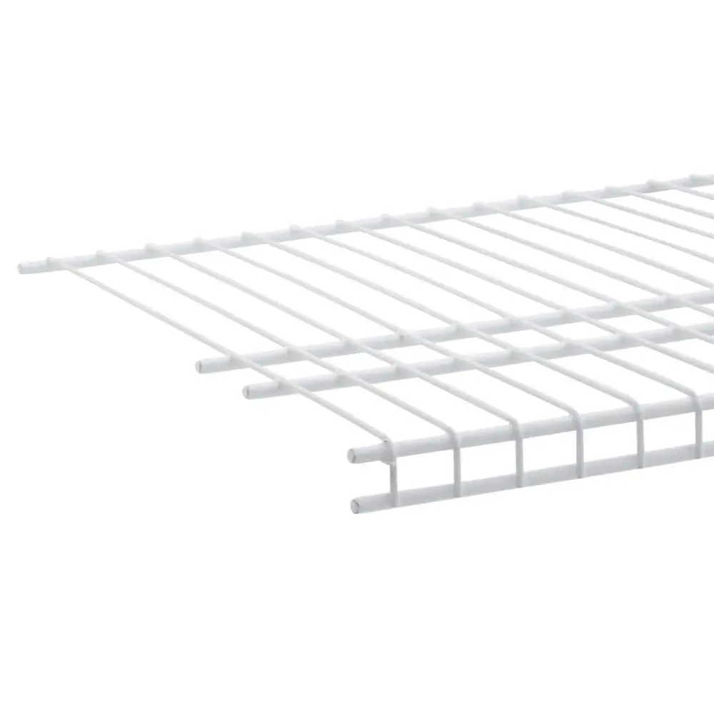 SuperSlide 72 in. W x 16 in. D White Ventilated Wire Shelf