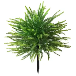 1 pc artificial plant with ground spike, artificial topiary plant bushes for Indoor outdoor, UV-resistant, realistic, artificial shrubs, artificial potted plants, home decorations, outdoor decorations, Fake Plastic Greenery