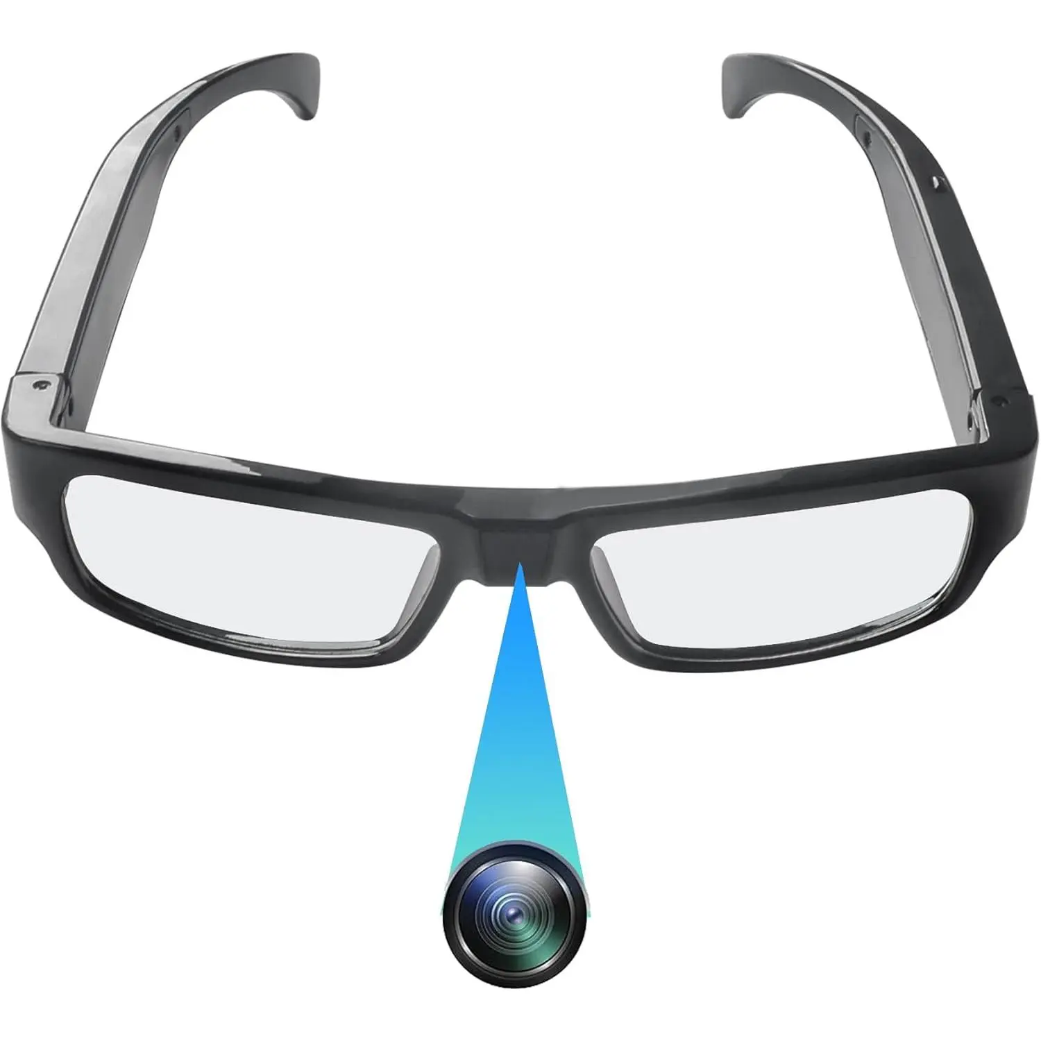 Camera Glasses HD 1080P Video Glasses Smart Glasses Outdoor Sport Action Glasses Camera for Cycling, Driving, Hunting, Hiking, Fishing