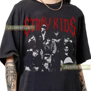 [Sale Up To 50%] Limited Straykid Vintage Shirt, Retro Straykid Music Gifts for Woman and Man, Retro Straykid Kpop Fan Gifts, Straykid 90s Bootleg T-Shirt