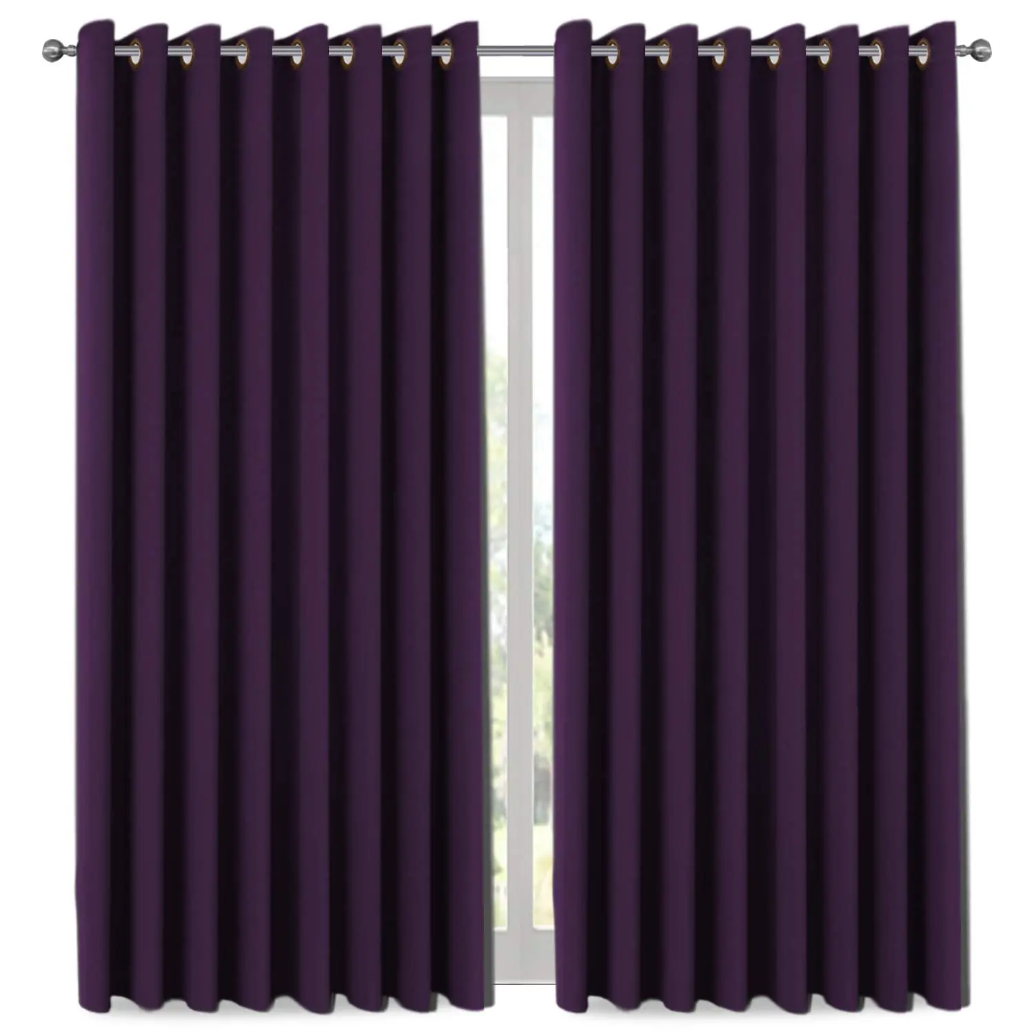 Blackout Wide Width Thermal Curtains