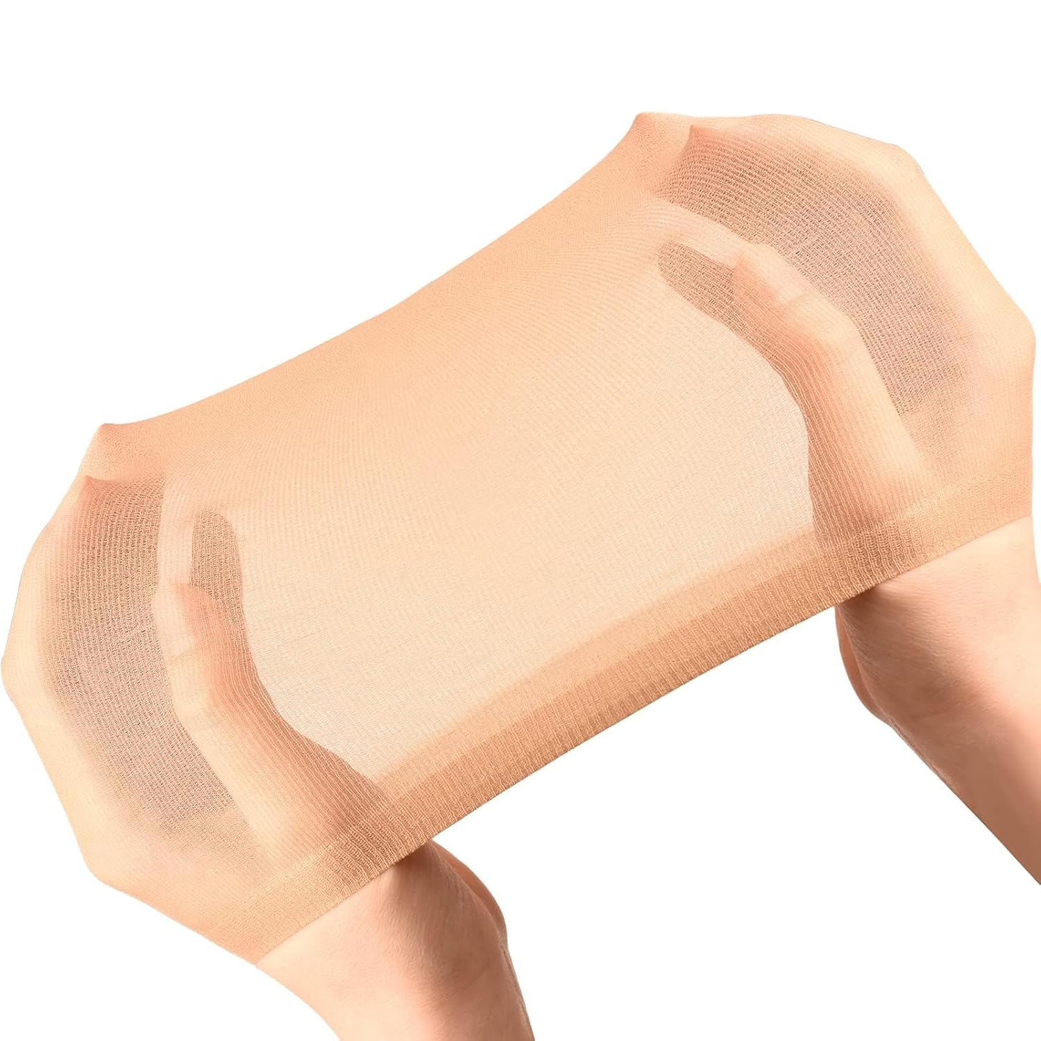 Light Brown Wig Caps for Women, Ultra-Thin Stretchy Nylon Lace Front Stocking Caps (Ballet/Cosplay/Daily Use)