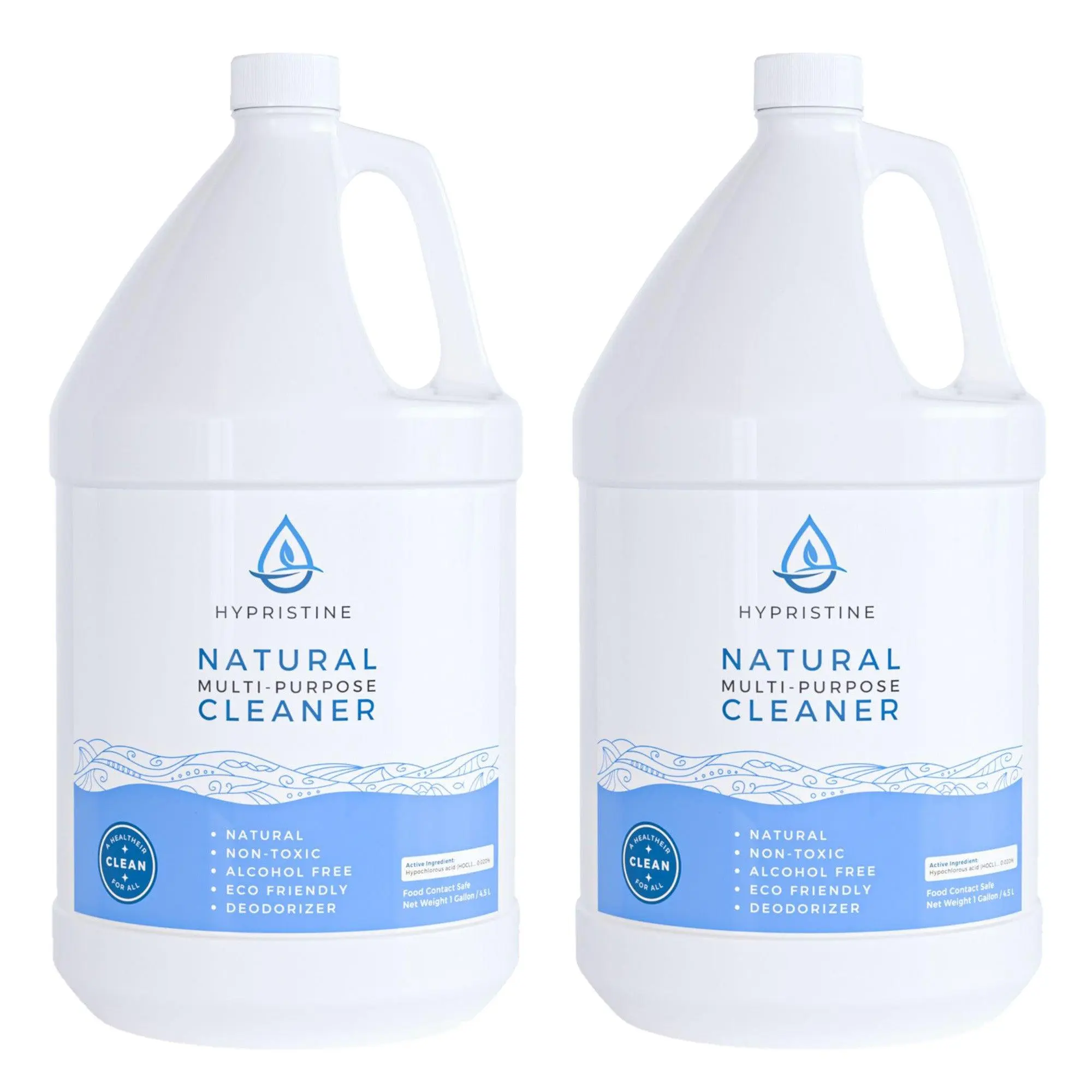 Hypristine Natural Multipurpose Surface Cleaner, 128 fluid Ounce Bottle, 2 Pack