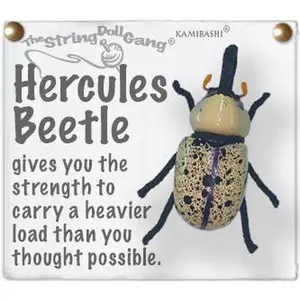 Hercules Beetle String Doll Keychain