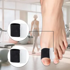 Black Unisex Toe Pads, Toe Straightener for Men & Women, Improve Foot Alignment, Boost Recovery, Enhance Training, Increased Training Efficiency, Ideal for Athletes, 2-Pack