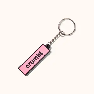 Crumbl Pink Box Keychain