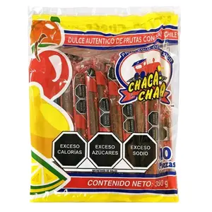 CHACA CHACA - Fruit candy with salt and chili (10 pieces)
