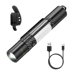 3000Lumen Multi-Functional Flashlight, Car Emergency Window Breaker and Cutter, 15Lighting Modes, International Rescue Signal Light, Side Magnet, Retractable Flashlight, Suitable for Camping, Emergencies and Christmas Gifts