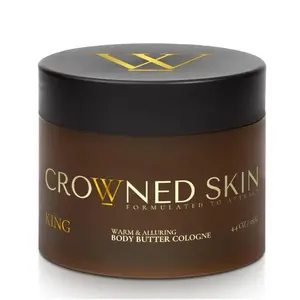 King Body Butter Cologne, Warm and Sensual Men's Body Moisturizer for Daily Hydration