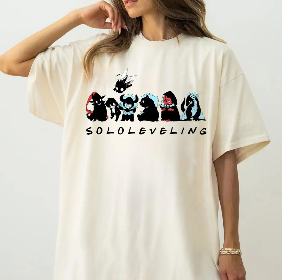 Solo Leveling T-Shirt, Anime Manhwa Shirt, Not Solo Shirt Cotton Top