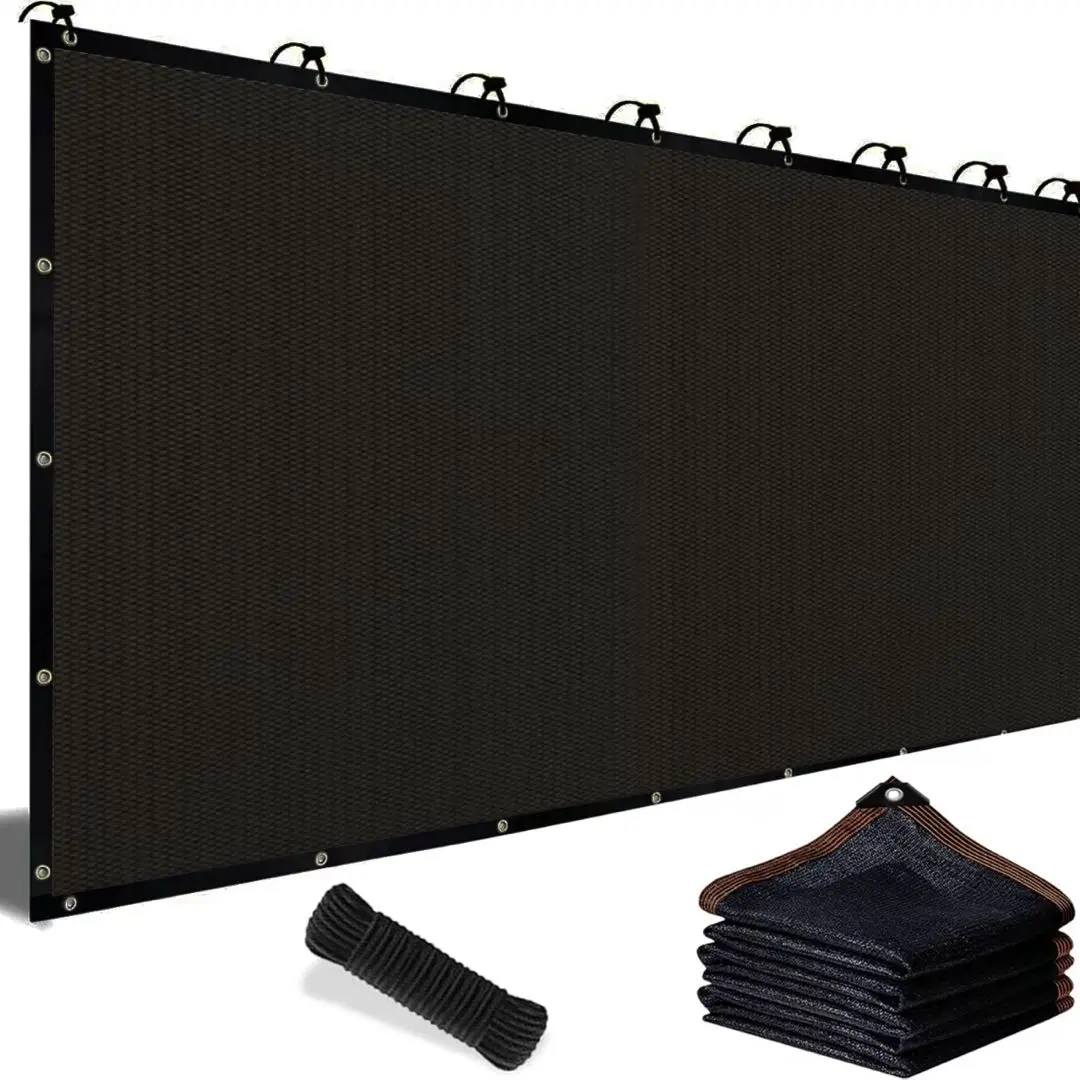 Patio Sun Shade - 10x13ft 90% Blackout UV-Resistant Mesh Shade Net, Adjustable with Reinforced Rivets, Portable Outdoor Shelter for Patio Furniture Gardening Sun Protection | Summer Camping Essentials