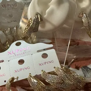 Xuping 14k Argollas diseño , Diamonds