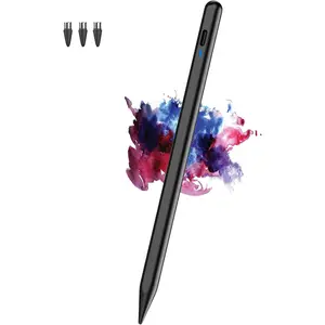 Stylus Pen for Android/ A9/A9+, POM Tip Phone Pencil with , Rechargeable Fine Point Tablet Pencil for  (A9/A9+)/Android////// - Black