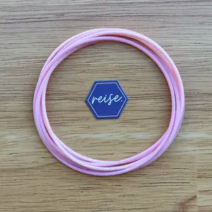 "Grace and Grit” / Breast Cancer Awareness / Silicone Stacking Bracelets / Awareness Collection Stack / Multi-Colors