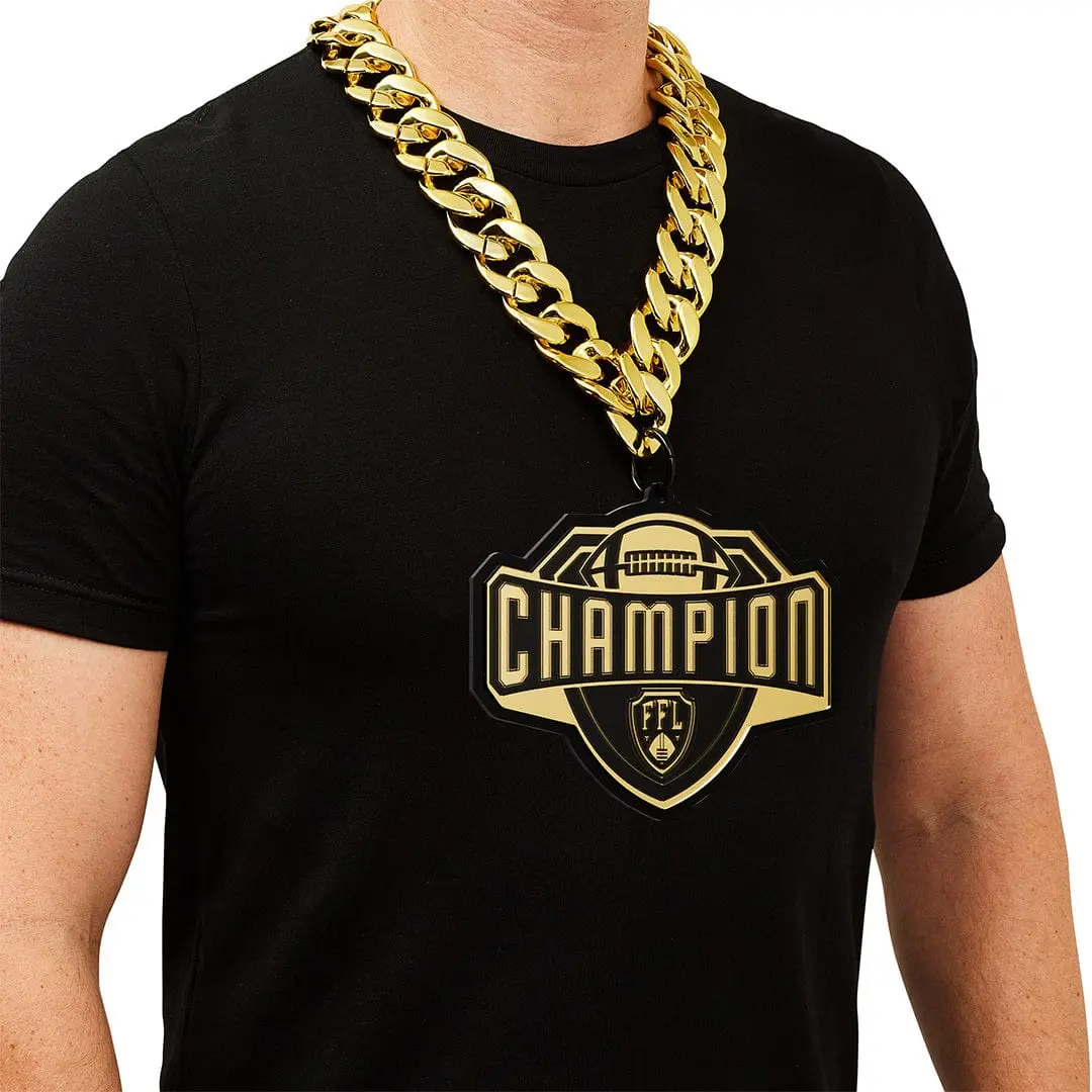Fantasy Football Shield Champion Chain