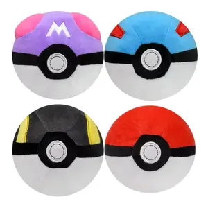 Pokeball Plushies - Soft Plush Design - Hand Size - Poke, Great, Ultra, and Masterball - Ultra and Masterball Stuffed Toys stuff toy