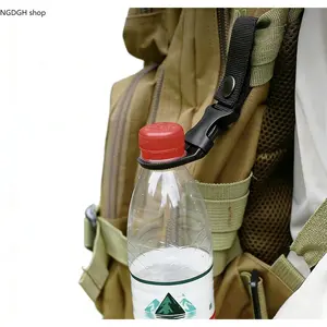 Outdoor Water Bottle Holder,2 pieces in packagePortable Lightweight Water Bottle Hanging ,Water Bottle Holder Clip, Tactical Molle Carabiner for Belt, Quick-Access Water Bottle Hook, Durable Nylon Strap, Ideal for Hiking, Camping, and Travel