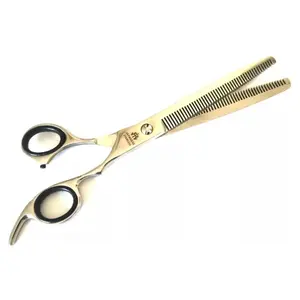 8.5" Double Teeth Thinning Shears, Professional Barber Hair Cutting Scissors for Haircare Styling