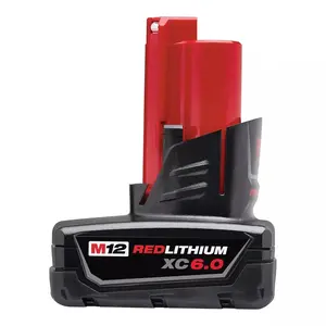 Milwaukee 48-11-2460 M12 12-Volt Lithium-Ion XC Extended Capacity 6.0 Battery