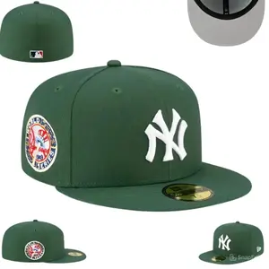 New Era New York Yankees 59FIFTY Fitted Cap – Classic Commemorative Edition Flat Brim Baseball Hat with Embroidered NY Logo MLB Streetwear Cap