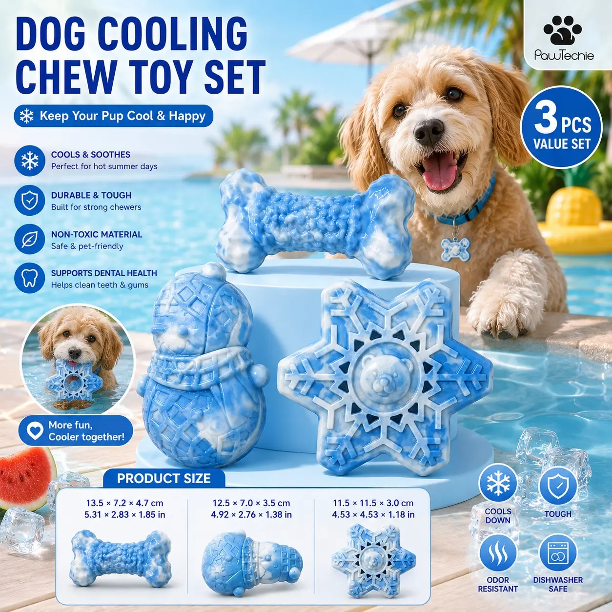 Cat Dog Chew Toy, Durable Pet Accessories, Ideal for Cats & Dogs, Fun Interactive Plaything, Perfect Gift for Pets Lovers, Interactive Tough Chewer