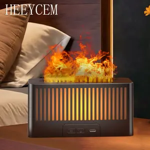Air atomizing humidifier essential oil aromatherapy machine - seven-color changeable, Type-C powered, silent operation, automatic shut-off function safety protection, suitable for home, bedroom, holiday gifts, atmosphere decorations