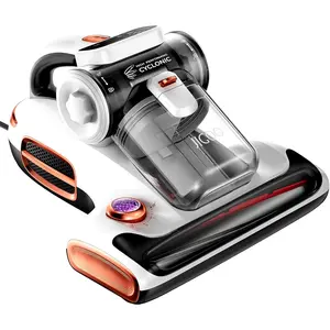JIGOO T600 White Bed Vacuum Cleaner with UV-C Light, 15Kpa Suction 700W Powerful
