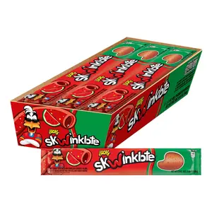 Skwinklote Watermelon and/or Pineapple Flavor Sweet and Sour Candy Strip, 1.41oz - 6 Pieces Pack for Treats, Snack, Parties, Piñatas