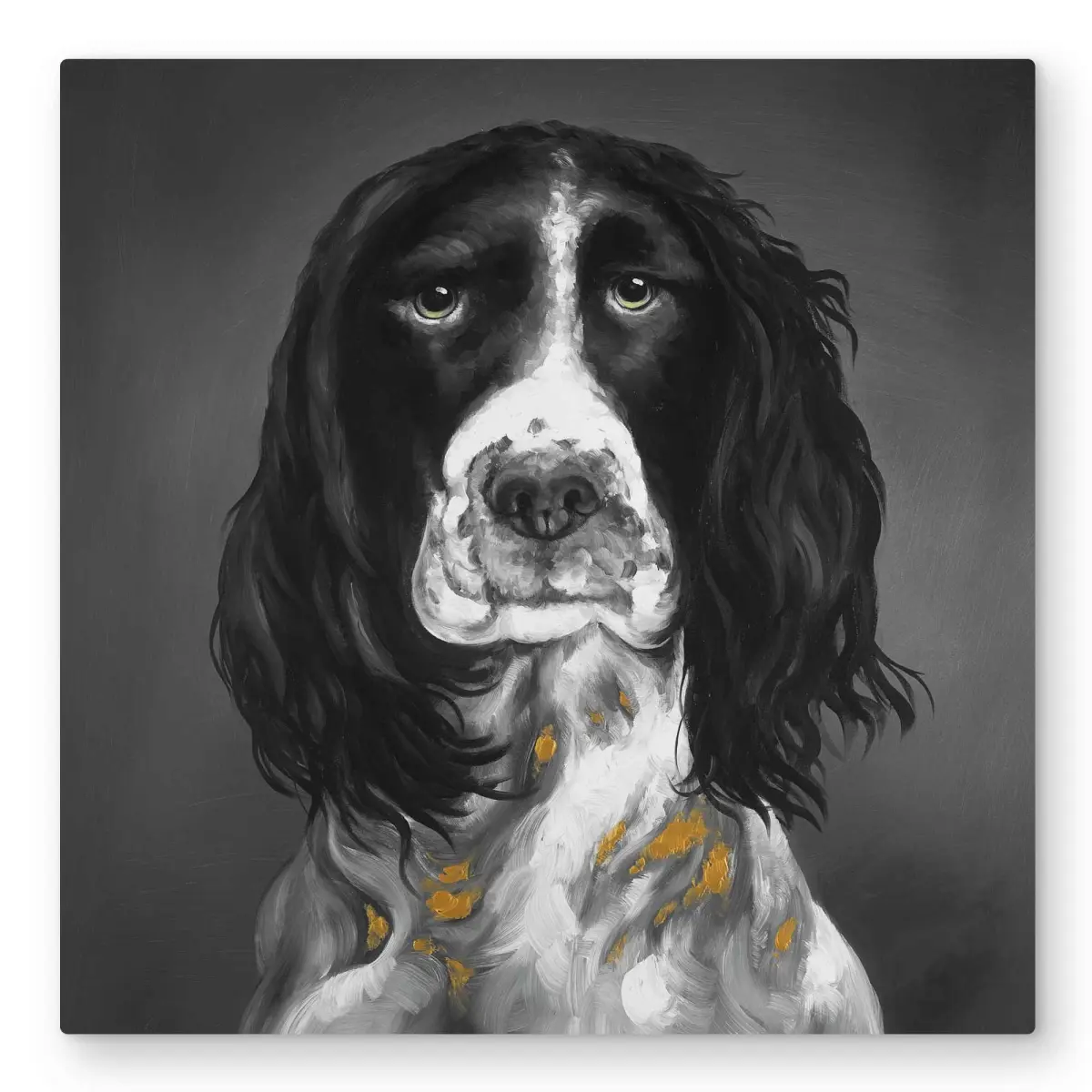 212 MAIN 32x32 in. Lightweight Aluminum English Springer Spaniel Wall Print - Artistic Photo Artwork, Hanging Room Home Decor, Gift Option