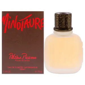 Paloma Picasso Minotaure Aromatic Woody Oriental Woody Fragrance for Men, 2.5 oz EDT Spray, Patchouli Blend, Daytime Wear, 2 to 2.9 fl oz Range