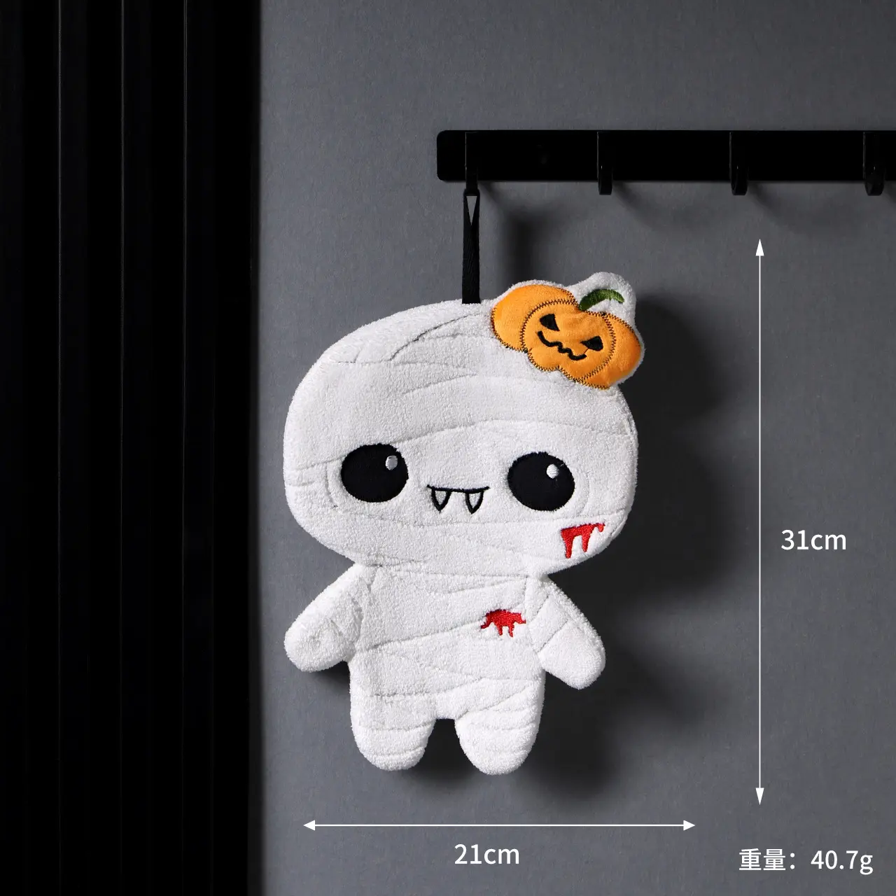 Halloween Spooky Ghost Hand Towel, Hanging Microfiber Towel, Absorbent Decor Towel For Home Bathroom, Various Designs To Choose