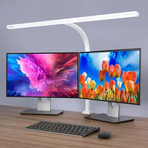 Quntis LED Desk Lamp, 31.5'' Wide Bright Office Lighting Computer Monitor Light, Dimmable Table Light for Workbench Monitor Drawing WC207 lamp